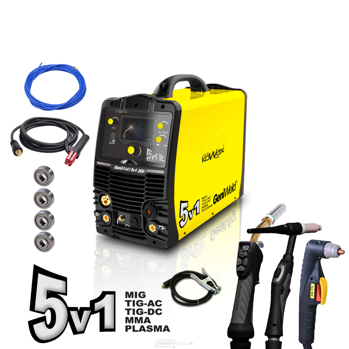 KOWAX GeniWeld®5v1 200 + Horák + Káble