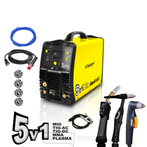 Kowax Zvárací invertor GeniWeld 5v1 200 MIG/TIG/LIFT/MMA/PLAZMA