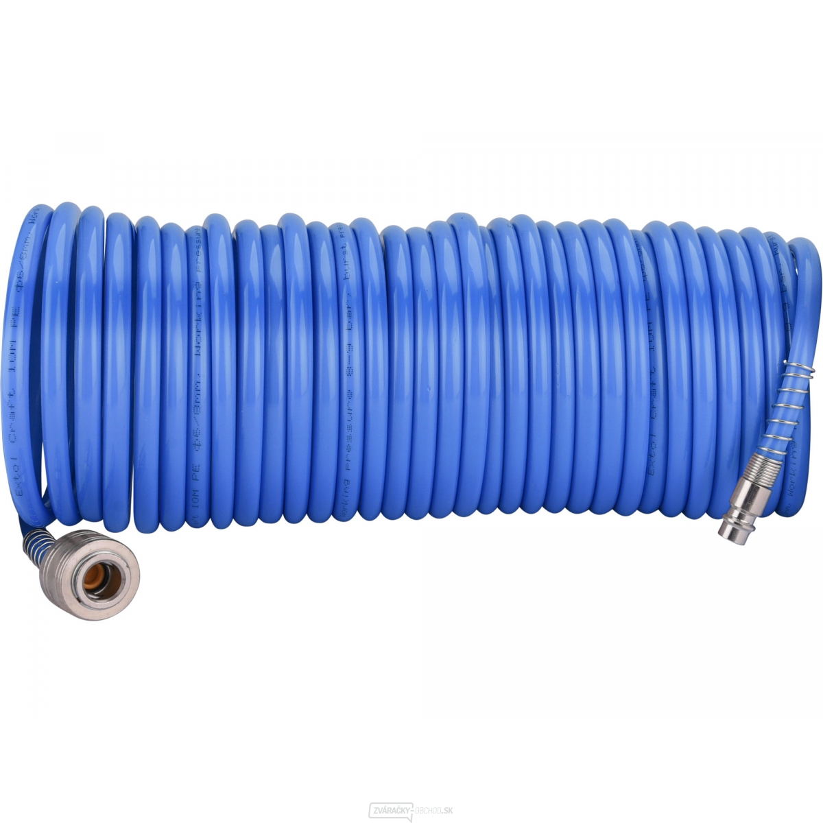 Hadica vzduchová spirálová s rýchlospojkami 99325