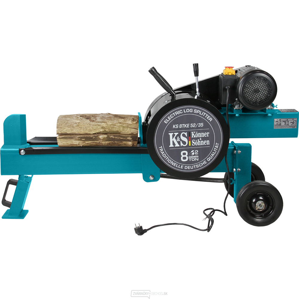 Könner & Söhnen Elektrická štiepačka dreva KS 8TKE 52/35