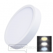 Solight LED mini panel CCT, montážny, 24W, 1800lm, 3000K, 4000K, 6000K, okrúhly gallery main image