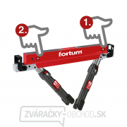 Koza stavebná skladacia 1kus, nosnosť 590kg, výška 61,5-82mm Náhľad