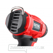 Pištoľ teplovzdušná aku SHARE20V, 550 ° C, 20V Li-ion, bez batérie a nabíjačky náhled