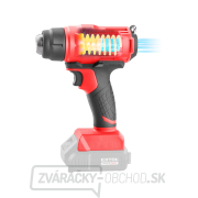 Pištoľ teplovzdušná aku SHARE20V, 550 ° C, 20V Li-ion, bez batérie a nabíjačky náhled