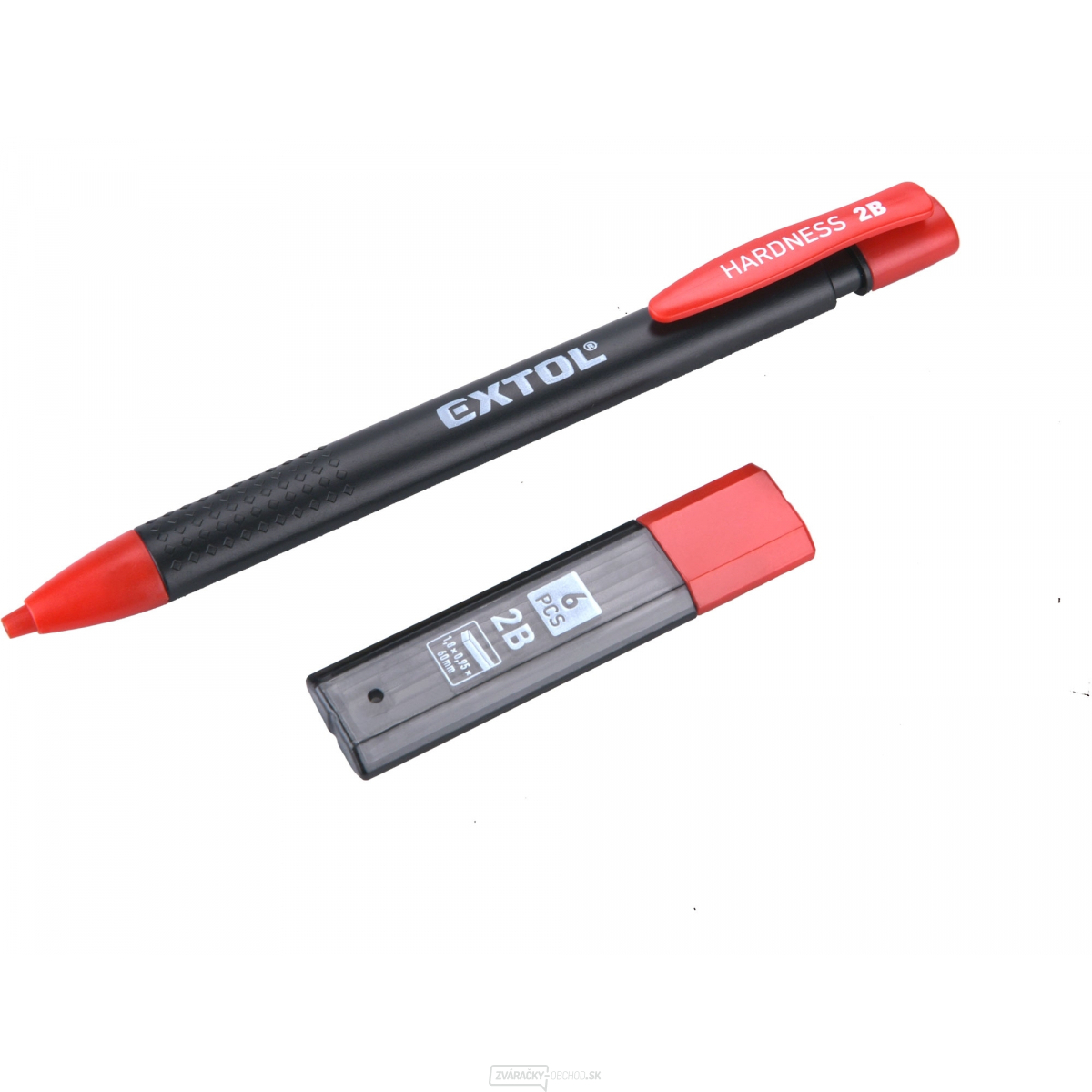 Ceruzka tesárska s vymeniteľnou tuhou, tvrdosť 2B