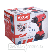 Pištoľ teplovzdušná aku SHARE20V, 550 ° C, 20V Li-ion, 2000mAh náhled