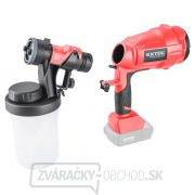 Pištoľ striekacia HVLP aku SHARE20V, 20V Li-ion, bez batérie a nabíjačky Pištoľ striekacia HVLP aku SHARE20V, 20V Li-ion, bez batérie a nabíjačky náhled