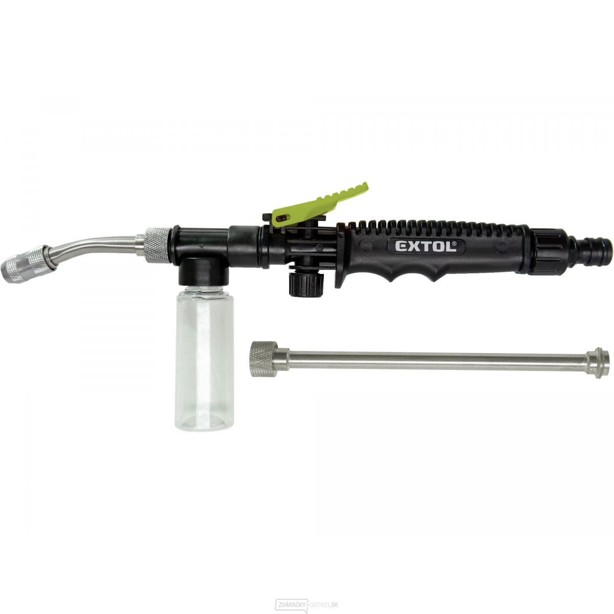 Rozprašovač tlakový na hadicu - s nádobkou, celková dĺžka 31/50cm