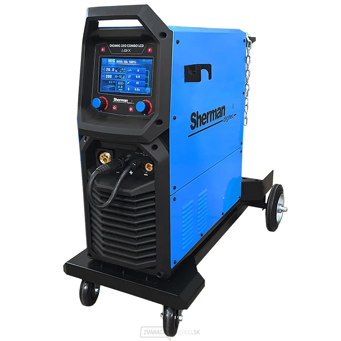 Sherman Synergická invertorová zváračka DIGIMIG 350 COMBO LCD + MIG Horák + Zemniaci kábel