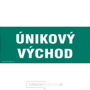 Únikový východ 210x87mm - nálepka gallery main image