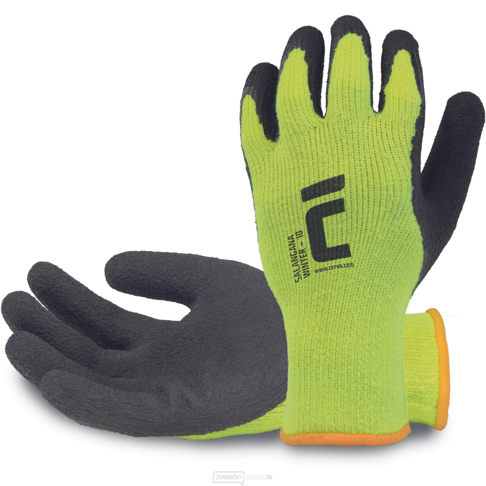 SALANGANA WINTER - Pracovné rukavice povrstvené, žlté, Vel 9 SALANGANA WINTER - Pracovné rukavice povrstvené, žlté, Vel 9 gallery main image