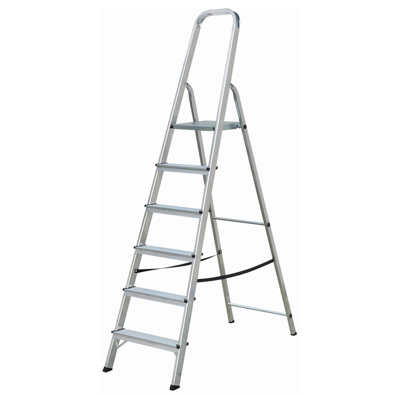 ELKOP Jednostranné hliníkové schodíky ALW 506 - 6 stupňov