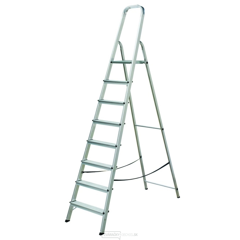 ELKOP Jednostranné hliníkové schodíky ALW 508 - 8 stupňov