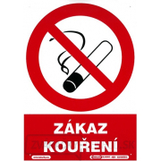 Bez fajčenia 210x297mm - plastová doska Bez fajčenia 210x297mm - plastová doska gallery main image