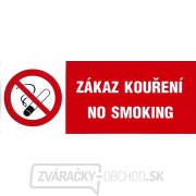 Zákaz fajčenia - Zákaz fajčenia 210x70mm - Nálepka gallery main image