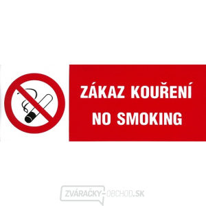 Zákaz fajčenia - Zákaz fajčenia 210x70mm - Nálepka gallery main image