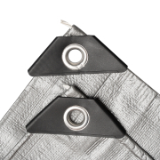 Plachta Procraft ST4x5 200g/m2 nepremokavá s okami 4x5 m strieborná | ST4x5 Náhľad