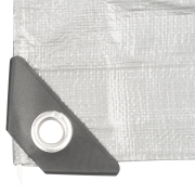 Plachta Procraft ST4x5 200g/m2 nepremokavá s okami 4x5 m strieborná | ST4x5 náhled