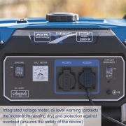 Scheppach SG 3200x Rámová elektrocentrála 2800 W s reguláciou AVR Náhľad