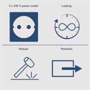 Scheppach SG 3200x Rámová elektrocentrála 2800 W s reguláciou AVR náhled