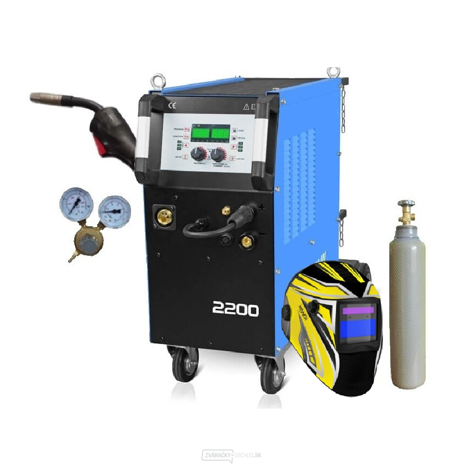 Kühtreiber KITin 2200 Multi Mig Synergic + Horák + Ventil + Kukla + plná Fľaša CO2