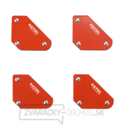 Magnetický zvárací štvorhran, sada 4 ks, 45°-90°-135°, nosnosť do 4 kg Náhľad