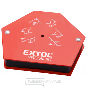 Zvárací magnet, 30°-45°-60°-75°-90°-135°, nosnosť do 22 kg