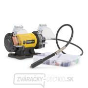 POWERPLUS POWX1280 - Dvojkotúčová brúska s flexibilným hriadeľom 120W Náhľad
