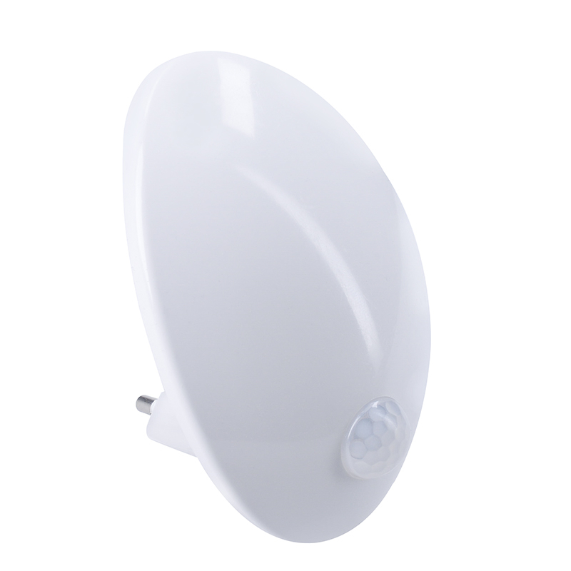 Solight Nočné LED svetielko s pohybovým a svetelným sensorom 0,5W, 3000K, 230V