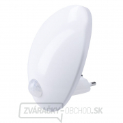 Solight Nočné LED svetielko s pohybovým a svetelným sensorom 0,5W, 3000K, 230V Náhľad