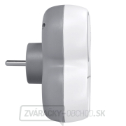 Solight rozbočka, 3x 16A, USB nabíjačka A+C, biela-sivá Náhľad