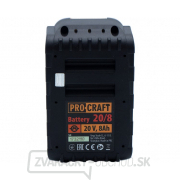 Batéria akumulátorová 20V Li-ion, 8000mAh Procraft 20/8 | 20/8 Náhľad