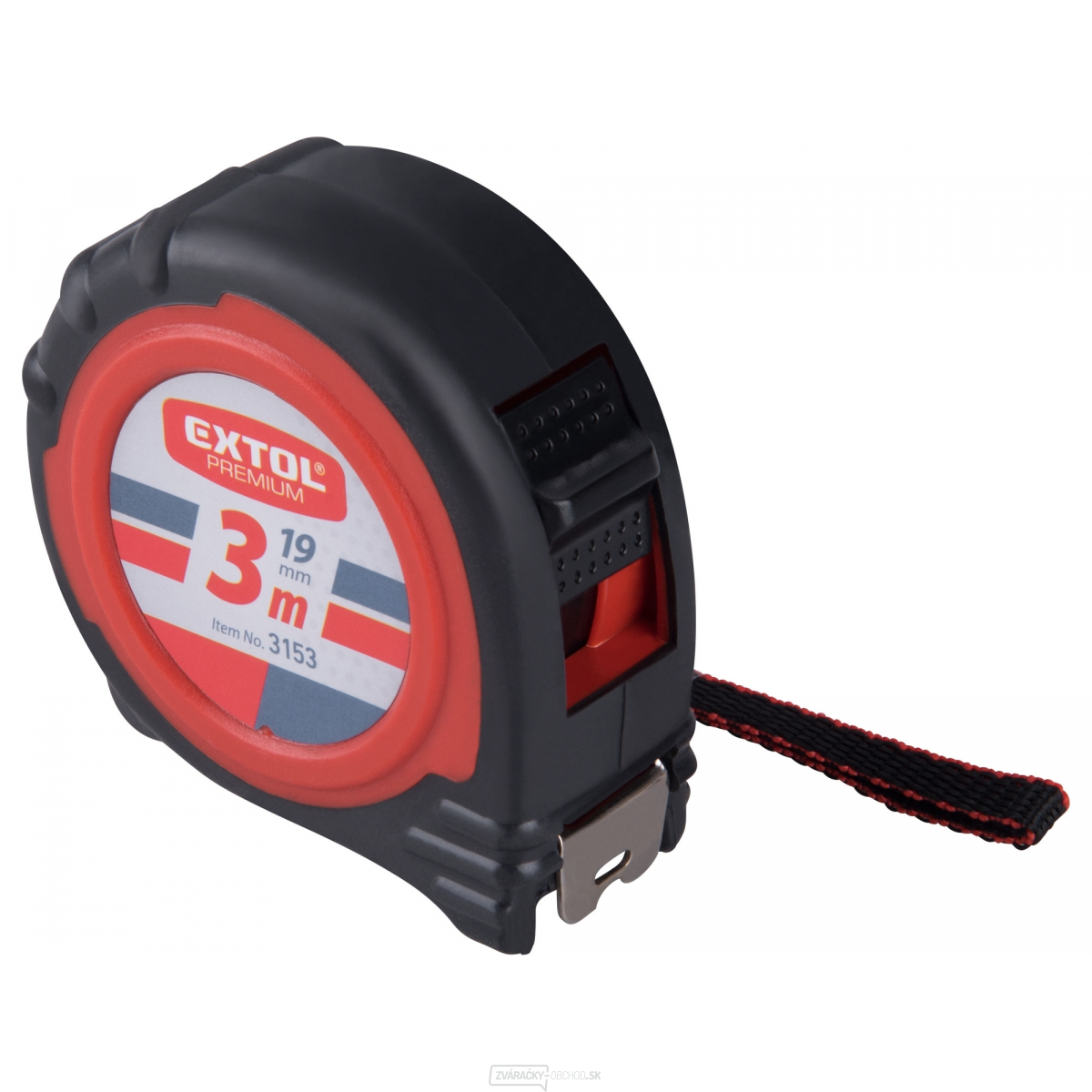 Meter zvinovací, 3m, š. pásku 19mm