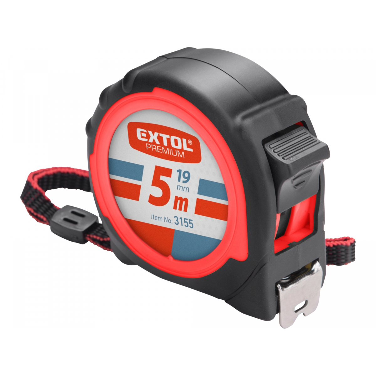 Meter zvinovací, 5m, š. pásku 19mm