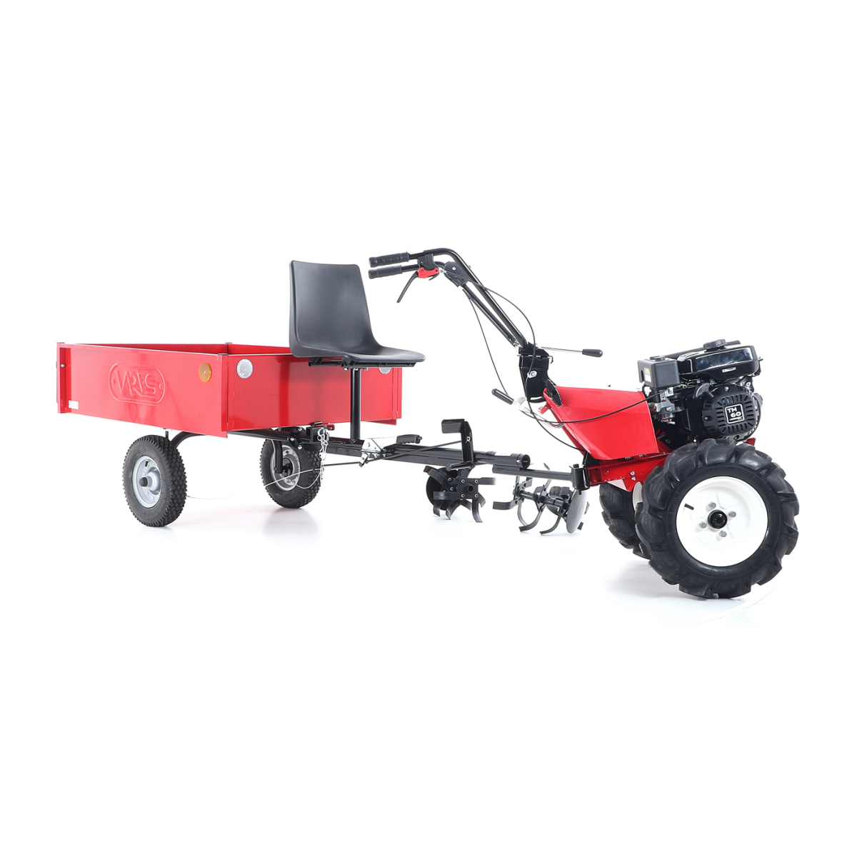 Kultivátor EUROSYSTEMS EVO 2+1 2 B&S CR 950 2x šípové kolesá 5x10 s vozíkom EURO5 B - SET2 Náhľad