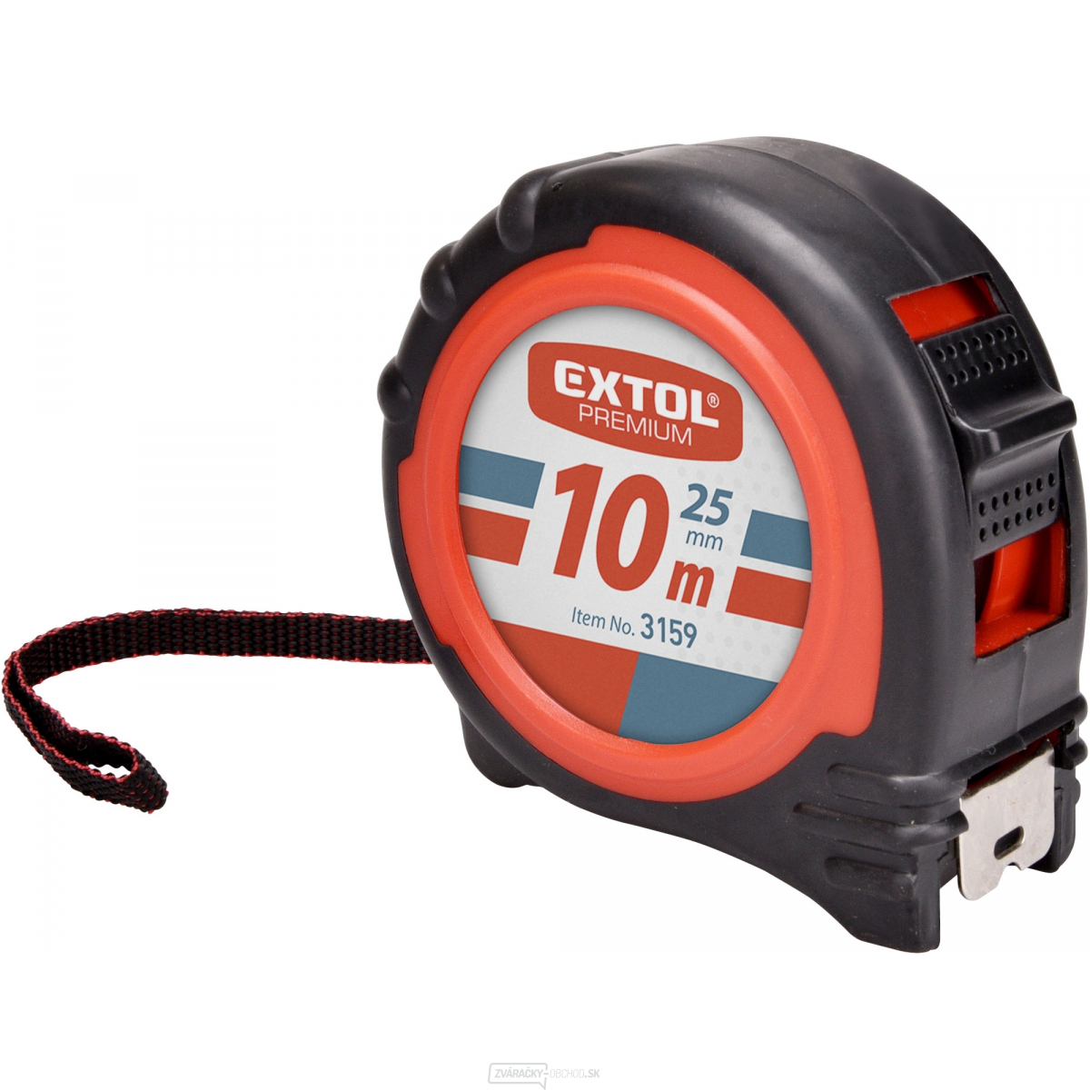 Meter zvinovací, 10m, š. pásky 25mm