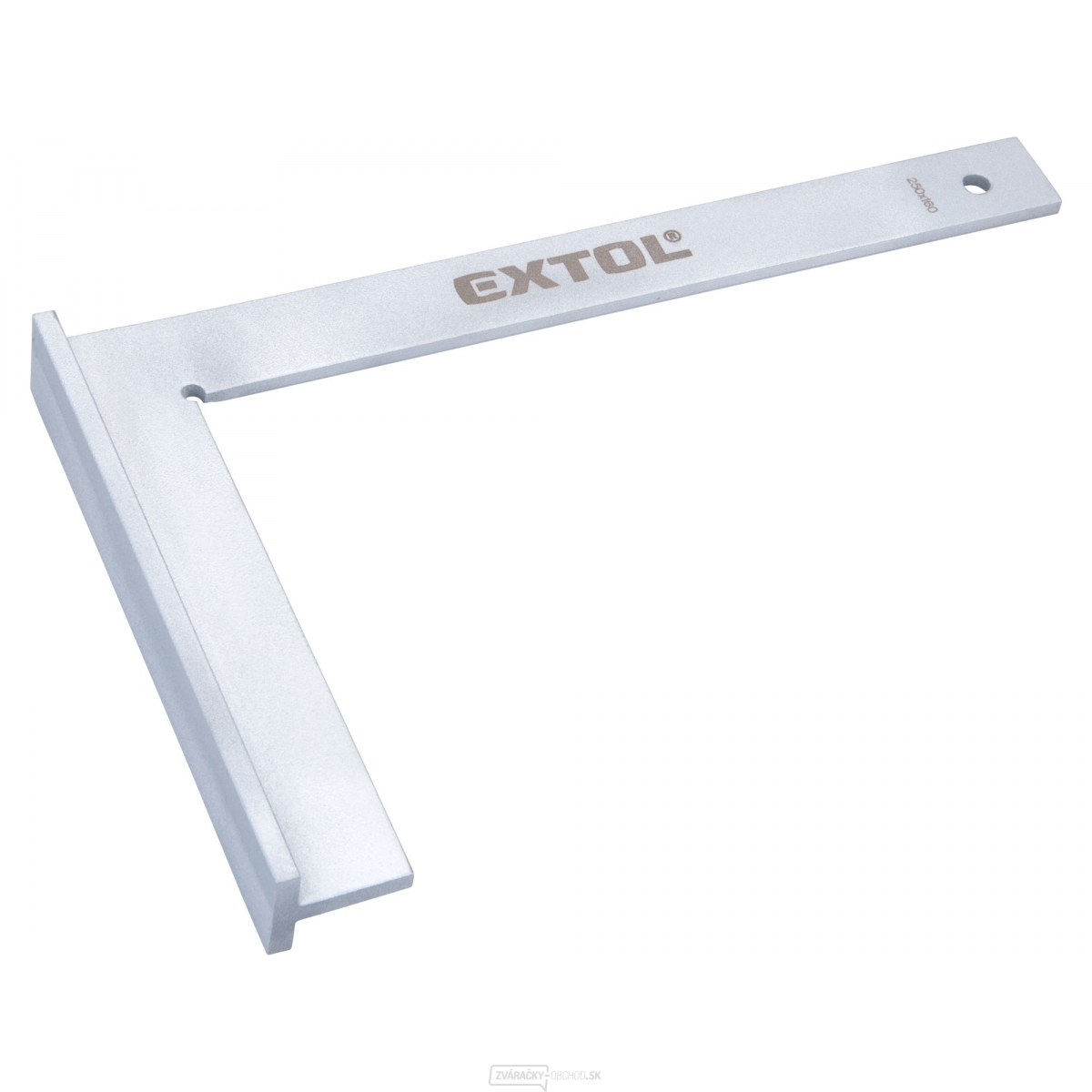 Uholník zámočnícky s príložníkom, 250x125x5mm, oceľový Uholník zámočnícky s príložníkom, 250x125x5mm, oceľový gallery main image