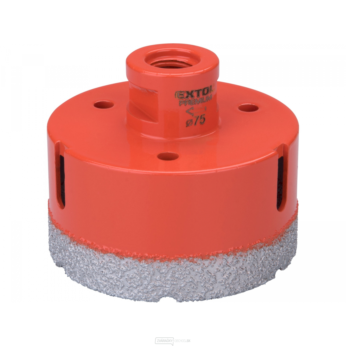 Korunka vykružovacia diamantová, O 75mm, závit M14 Korunka vykružovacia diamantová, O 75mm, závit M14 gallery main image