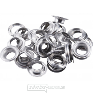 Oká hliníkové pre plachty 20ks, O 23/12mm Oká hliníkové pre plachty 20ks, O 23/12mm gallery main image