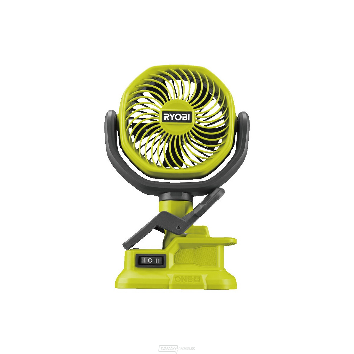 Ryobi RCF18-0 aku ventilátor s klipsom ONE+ (bez batérie a nabíjačky)