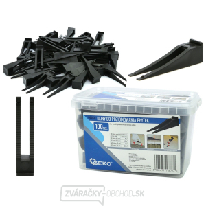 GEKO Klinky pre vyrovnávací systém na obklady a dlažbu - 100ks GEKO Klinky pre vyrovnávací systém na obklady a dlažbu - 100ks gallery main image