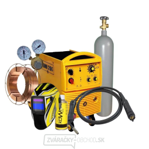 Zvárací Poloautomat OMI 206i + Horák + Ventil + Kukla + Sprej + Drôt + plná Fľaša CO2 Zvárací Poloautomat OMI 206i + Horák + Ventil + Kukla + Sprej + Drôt + plná Fľaša CO2 gallery main image
