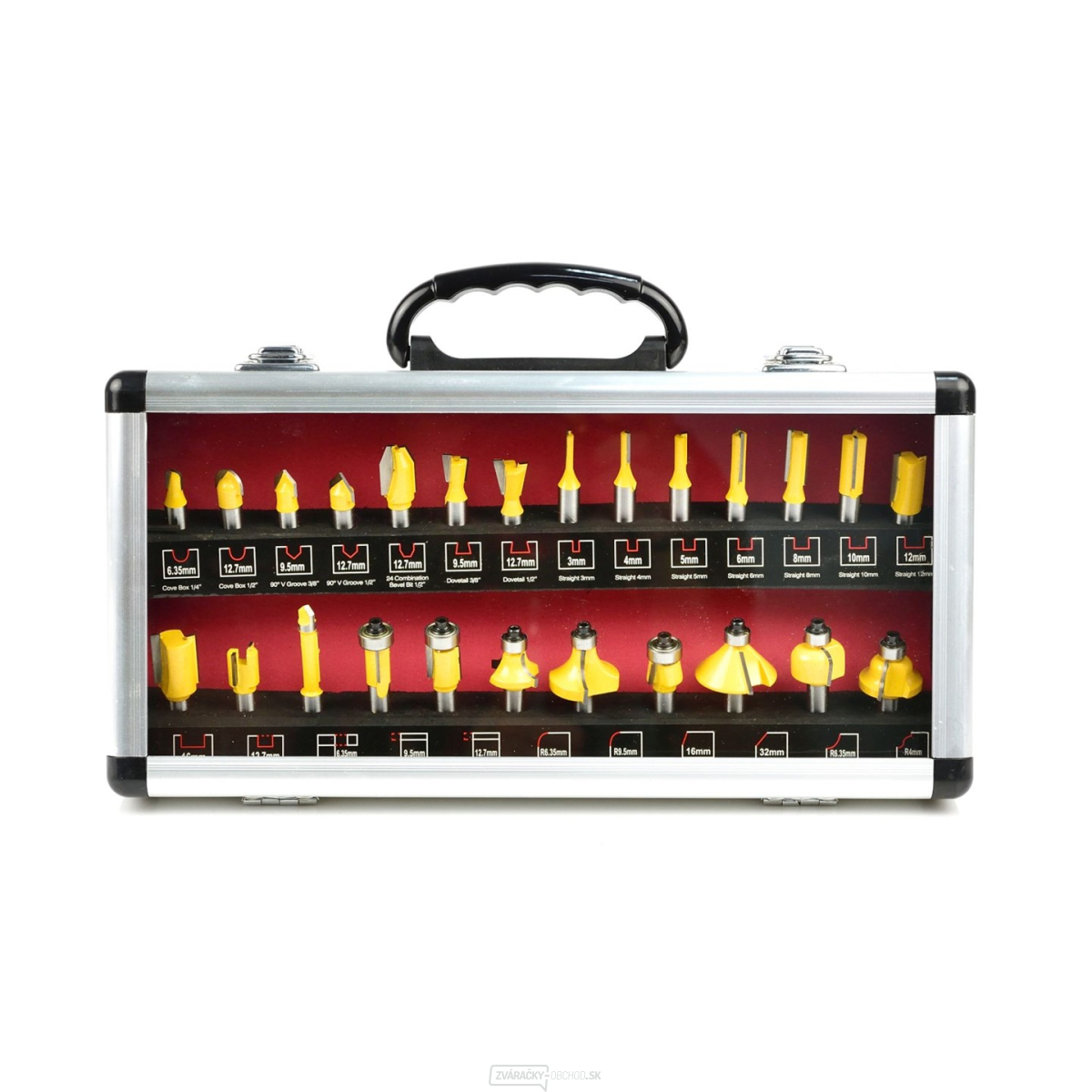 GEKO Sada frézovacích bitov - 25ks