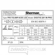 Sherman DIGITIG 201 M-PRO + Horák + Zváracie káble náhled
