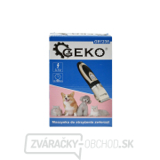 GEKO Aku strihací strojček na domáce zvieratá 3,7V náhled