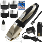 GEKO Aku strihací strojček na domáce zvieratá 3,7V náhled