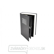 GEKO Schránka/kniha na peniaze s plastovým zakladačom + 2 kľúče, 240x155x55mm Náhľad
