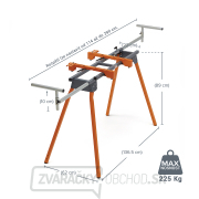 Skladací stojan pre pokosovú pílu BORA PM-4000 Náhľad
