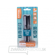 Svietidlo 400lm, zoom, USB nabíjanie, CREE XTE 5W Svietidlo 400lm, zoom, USB nabíjanie, CREE XTE 5W náhled