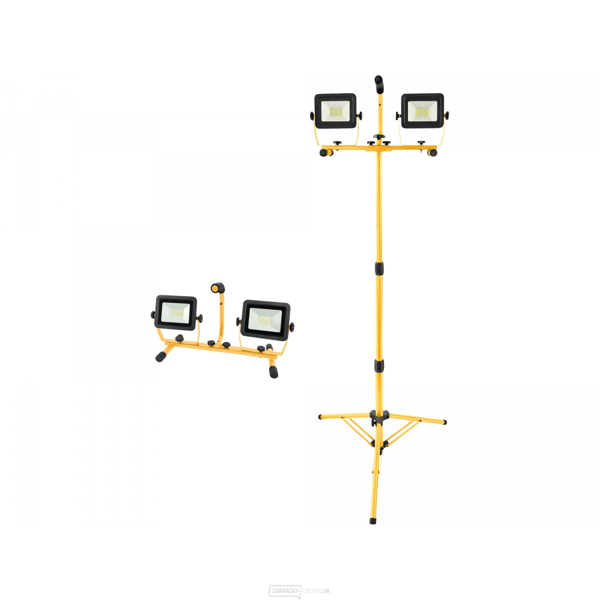 Reflektor LED, 2x2700lm, so stojanom 180cm
